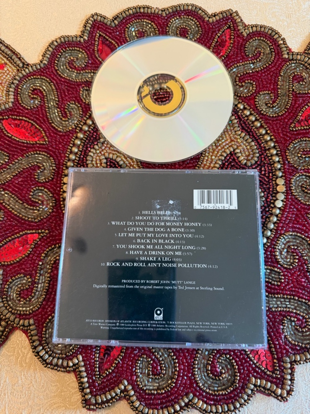 AC/DC "Back In Black" used CD - Picture 2 of 2